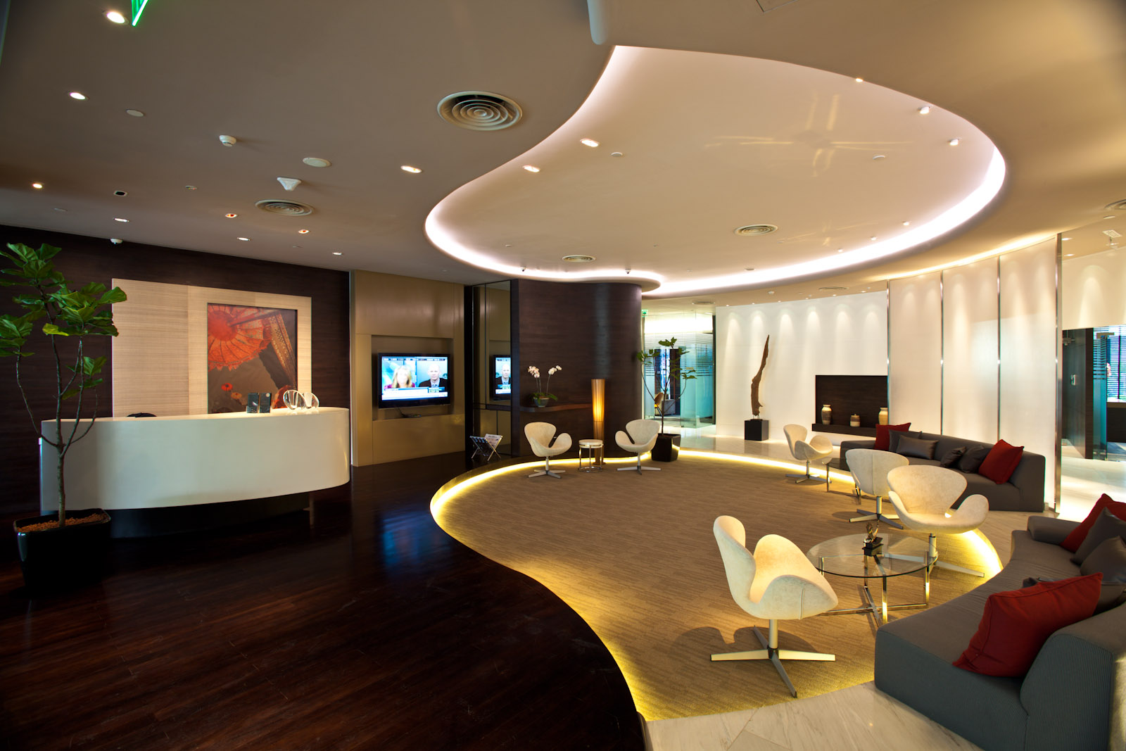 Fit-out Interior of Previllage Banking Hall UOB Buana Bank