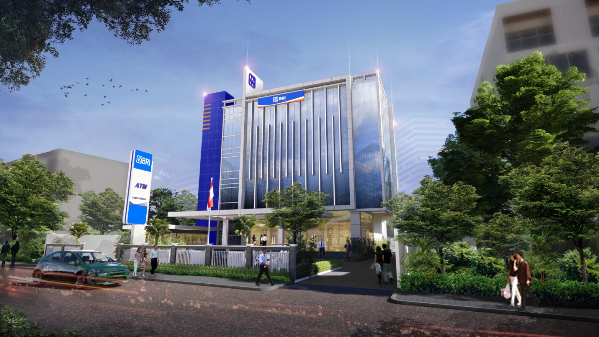 Gedung Kanca BRI ,  Jl. Soekarno Hatta, Malang